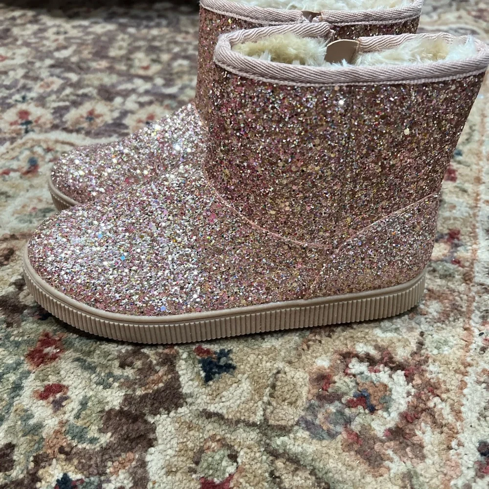 Brand new glitter rose gold boots - Picture 2 of 4